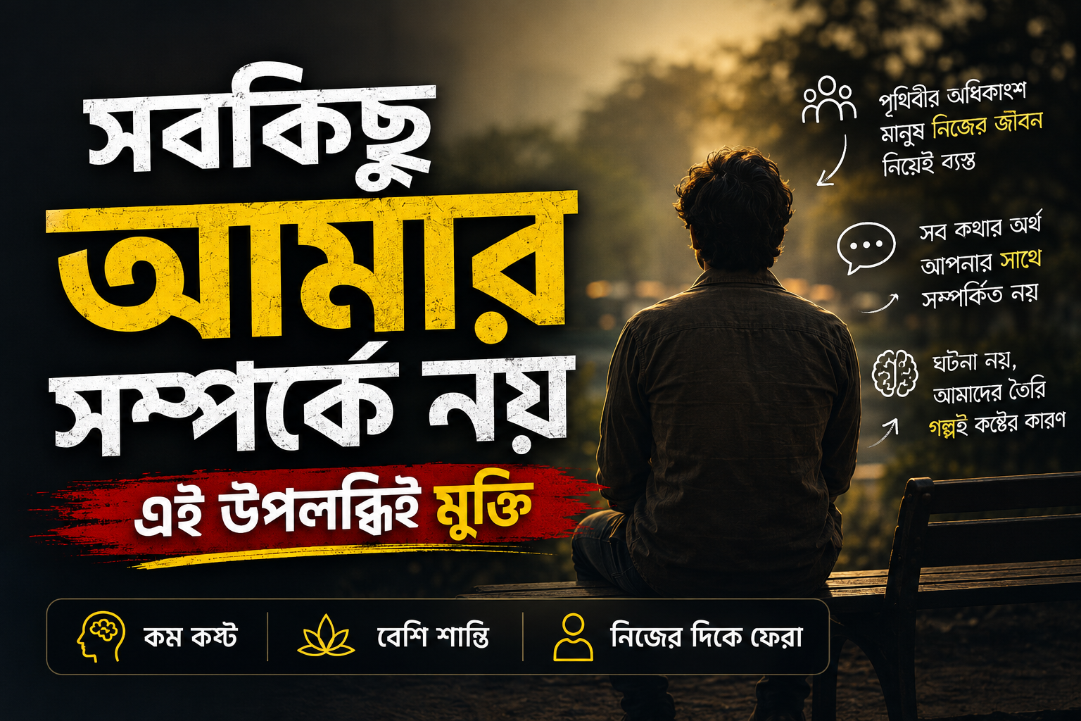 পৃথিবী আসলে আমাদের নিয়ে এতটা ব্যস্ত নয়