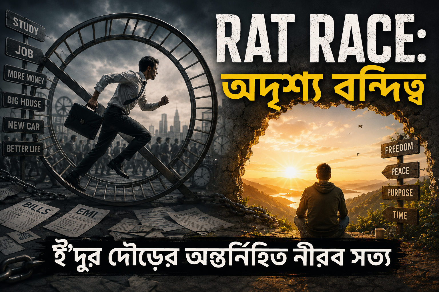 ব্যস্ততার দৌড় ও হারিয়ে যাওয়া জীবন